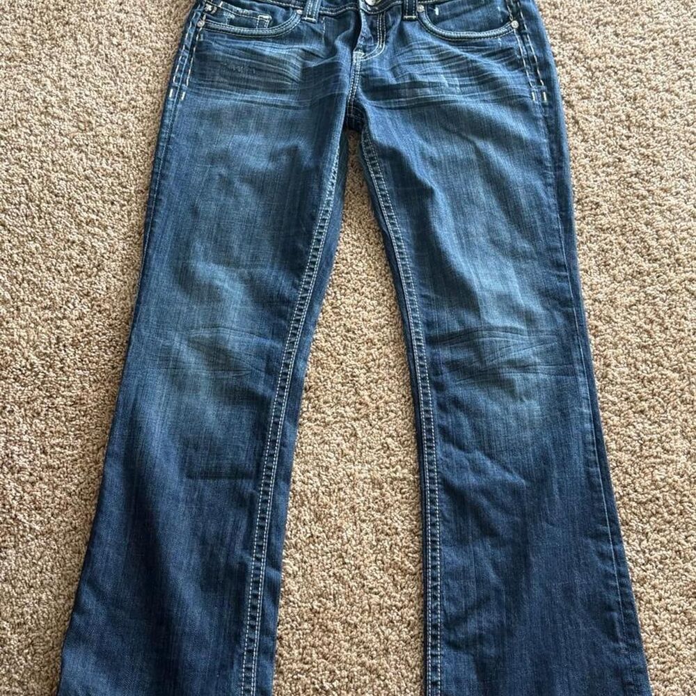 vintage low rise bootcut jeans